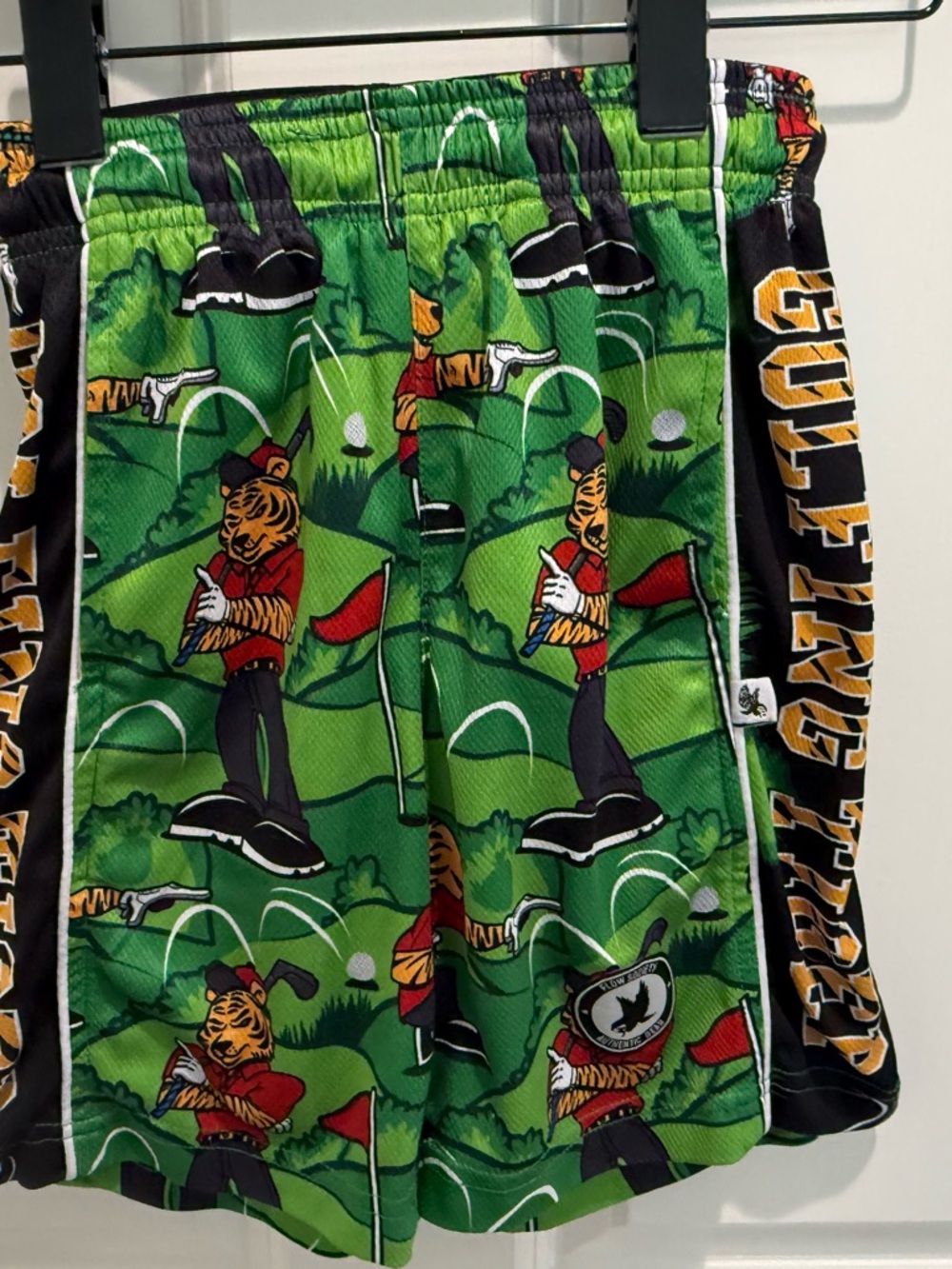 Flow society - Kids' Green Golf Print Athletic Shorts